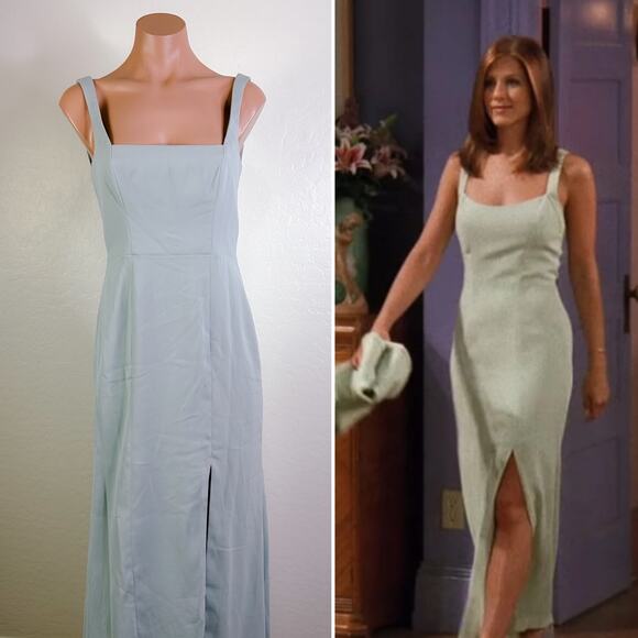 Bella Bridesmaids BB136 Square Neck Maxi Dress Alternate Rachel Green Friends 0 - Picture 12 of 12